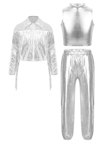 Tenue sportive d'entraînement pour fille brillante et fluide