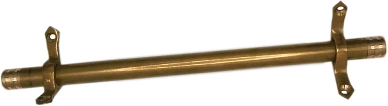 Stair Carpet Fixed Rods, 24-50 Inch Brass Stair Rod Set, Staircase Carpet Holder Bracket Hardware