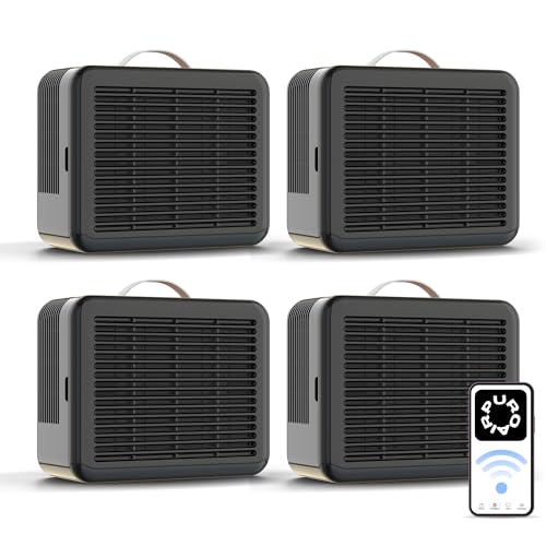 Image of PuroAir 100i Smart HEPA Air Purifiers for Bedroom Home Pets - 550 Ft (4PK)