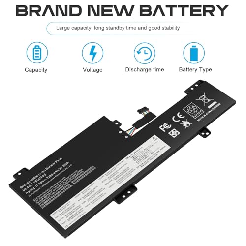 Image of L19C3PF8 L19M3PF8 Laptop Battery Replacement for Lenovo Ideapad Flex 3-11IGL05 3-11ADA05 3-11IGL05 82B2 82B2002DID 82G4 82G4003KTW Series 5B10X02593 5B10X02604 SB10X02592 SB10X02595 11.58V 37.5Wh