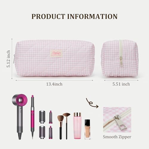 HiTotes Hair Tools Travel Bag Compatible with Dyson Airwrap Cute Floral Travel Case for Shark Flexstyle Hair Tools Organizer - image 3