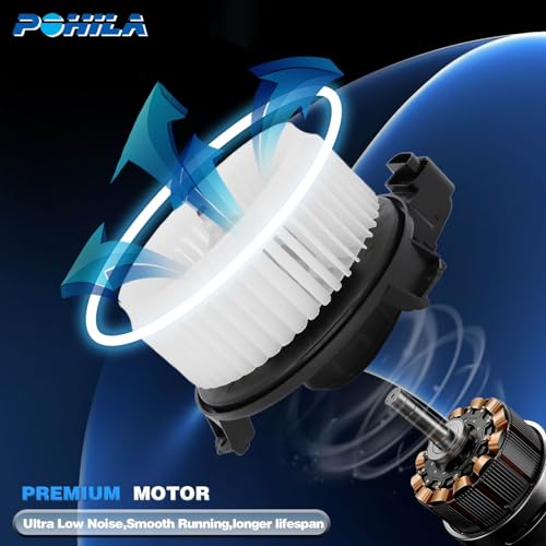 Image of 700215 Front HVAC Blower Motor for Toyota Tundra 2007-2020 | Fit for Toyota Camry 4Runner Highlander Venza Avalon 2005-2018, Lexus ES300h 2013, Dodge, Replace PM9351 75830 871030E040