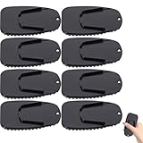 HORIALENCE 8 Stück Motorrad Seitenständer Fußpolster aus Abs Verhindert Umkippen Einfache Montage Seitenständer Halterungsplatten für Motorrad Camping Zubehör