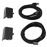 kit carga y juega xbox one gameplanet [Amplia compatibilidad] comprende 2 baterías para la compatibilidad con los controladores más recientes y anteriores, un kit de reemplazo versátil.