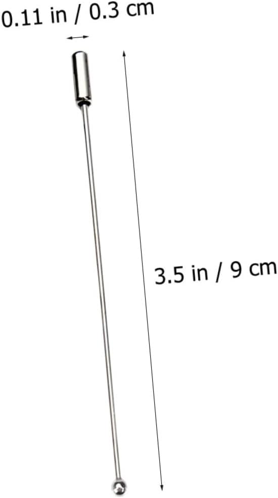 TEHAUX 120pcs Oversized Fashion Safety Pins Corsage Pins Boutonniere Kit DIY Brooch Women Coat Long Safety Sweater Cardigan Dress Brooch
