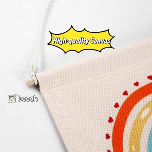 Calming Corner - Classroom Decor Calm Down Corner Supplies School Therapy Office Calming Corner Sign - Mental Health Gifts For Home Preschool Decoration Canvas Wall Hanging Pennant Flag Banner - Image 8