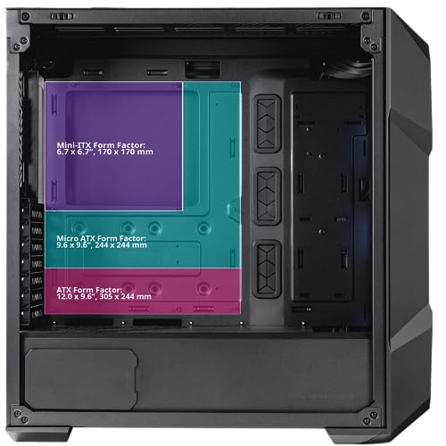 Image of Cooler Master TD500 Mesh High Airflow ATX Mid-Tower Case, 4 CF120 ARGB Fans Included, Polygonal Mesh Front Panel, Tempered Glass, 360mm Radiator Support, RTX 5090 & RX 9070 XT Compatible