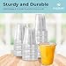 [200 COUNT]HAKOWARE 8 oz Clear Disposable Plastic Cups, Disposable Cold Cup 8 oz for Wedding & Party, Plastic Soda Cups, Disposable Clear Drinking Cup for Iced Coffee & Cold Beverage