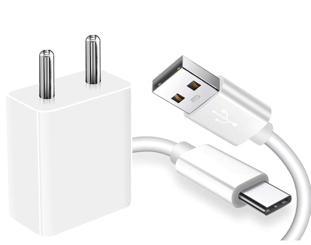 Type C Charger for Realme Narzo N55 Original Adapter Super Flash Vooc Fast Quick Qualcomm Charging Smart IC Technology with 1m Type C USB Data Cable (White, SE.AH4) Type C Charger for Realme Narzo N55 Original Adapter Super Flash Vooc Fast Quick Qualcomm Charging Smart IC Technology with 1m Type C USB Data Cable (White, SE.AH4)