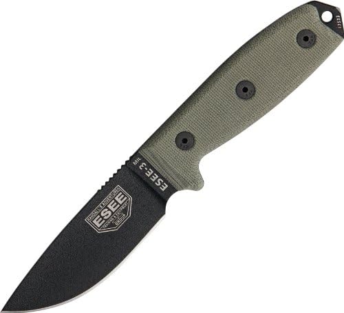 ESEE ES3MILPB-BRK Model 3Mil Plain Edge