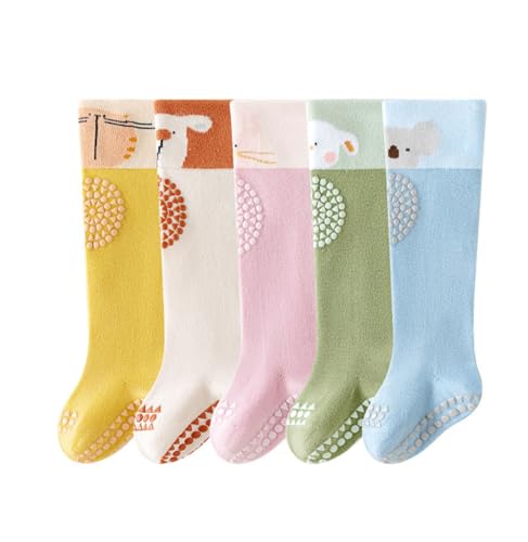 Baby Toddlers Crawling Knee High Socks Non Slip Grip Socks Newborn Infant Anti Skid Girl Boy Cotton Tube Stockings