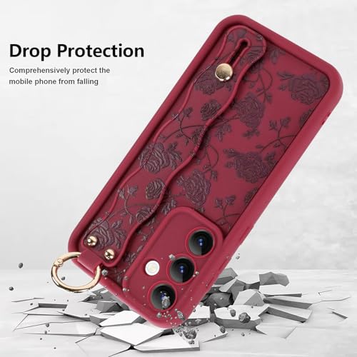 Coque Samsung Galaxy SN silicone à fleurs avec sangle réglable - 3