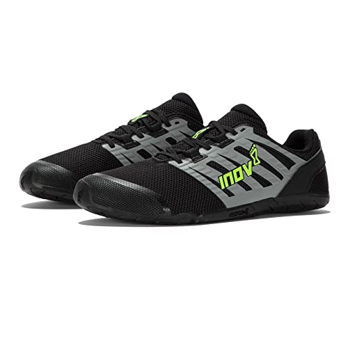 Inov-8 Men's Bare-XF 210 V3 - Minimal Barefoot Cross Training Shoes - Black/Grey/Green - 9.5