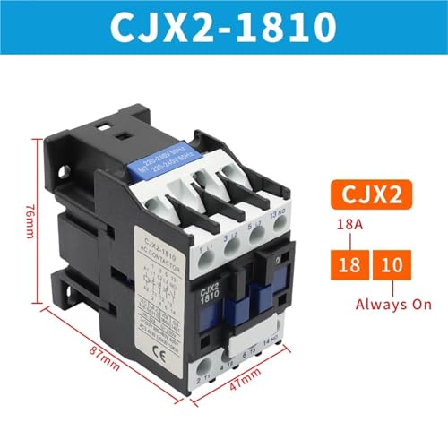Contacteur rail DIN triphasé CJX2 pour protéger vos moteurs - 2