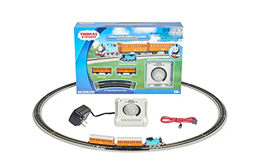 Bachmann Trains - Thomas With Annie And Clarabel Ready To Run Electric Train Set - N Scale, Blue #TOP2