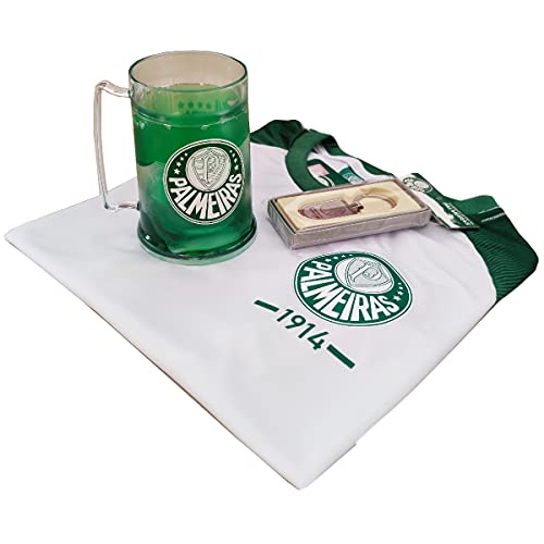 Kit Presente Palmeiras - Camisa/Caneca/Chaveiro Oficial Tamanho:GG;Cor:Verde