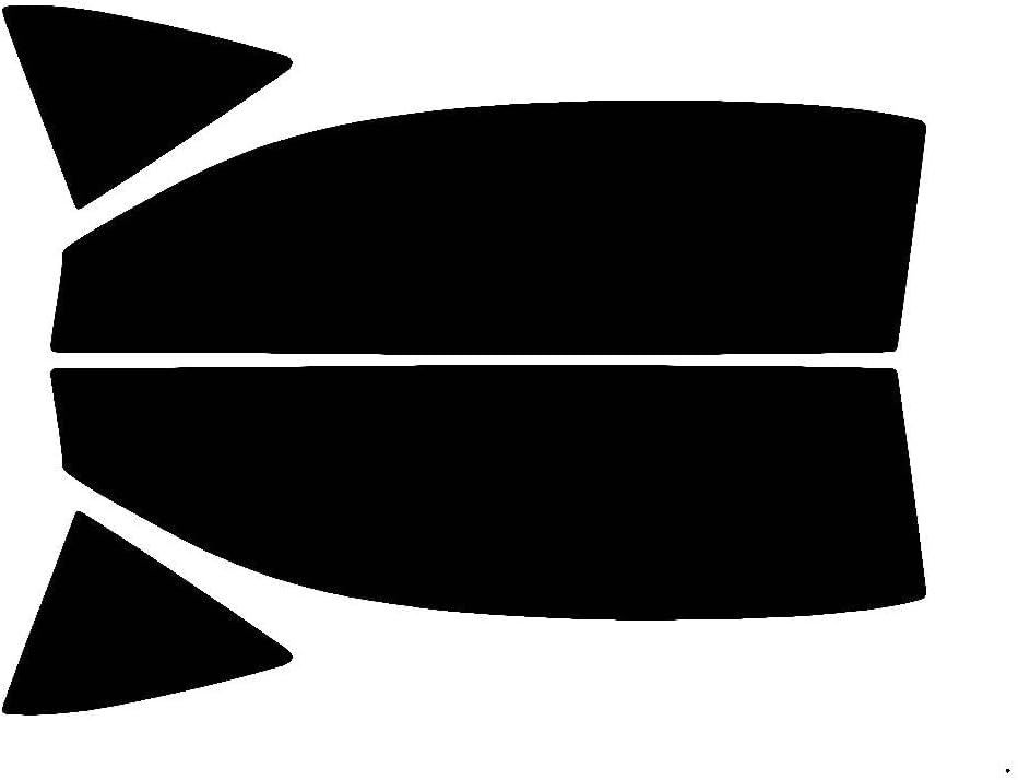 PreCut Front Door Window Tint Kit Compatible with Chevrolet Camaro 2011-2015 Convertible, 5% VLT
