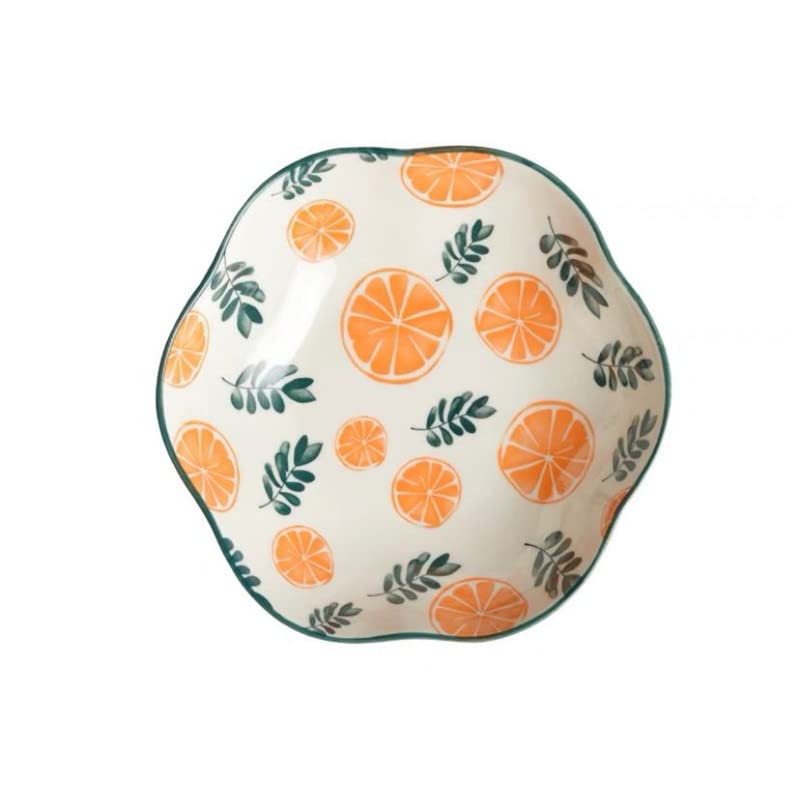 TOMATUS® Porcelain Serving Bowls for Kitchen-Cereal, Ice Cream, Soup, Salad, Rice, Dessert - 350ml, 1 Piece Orange