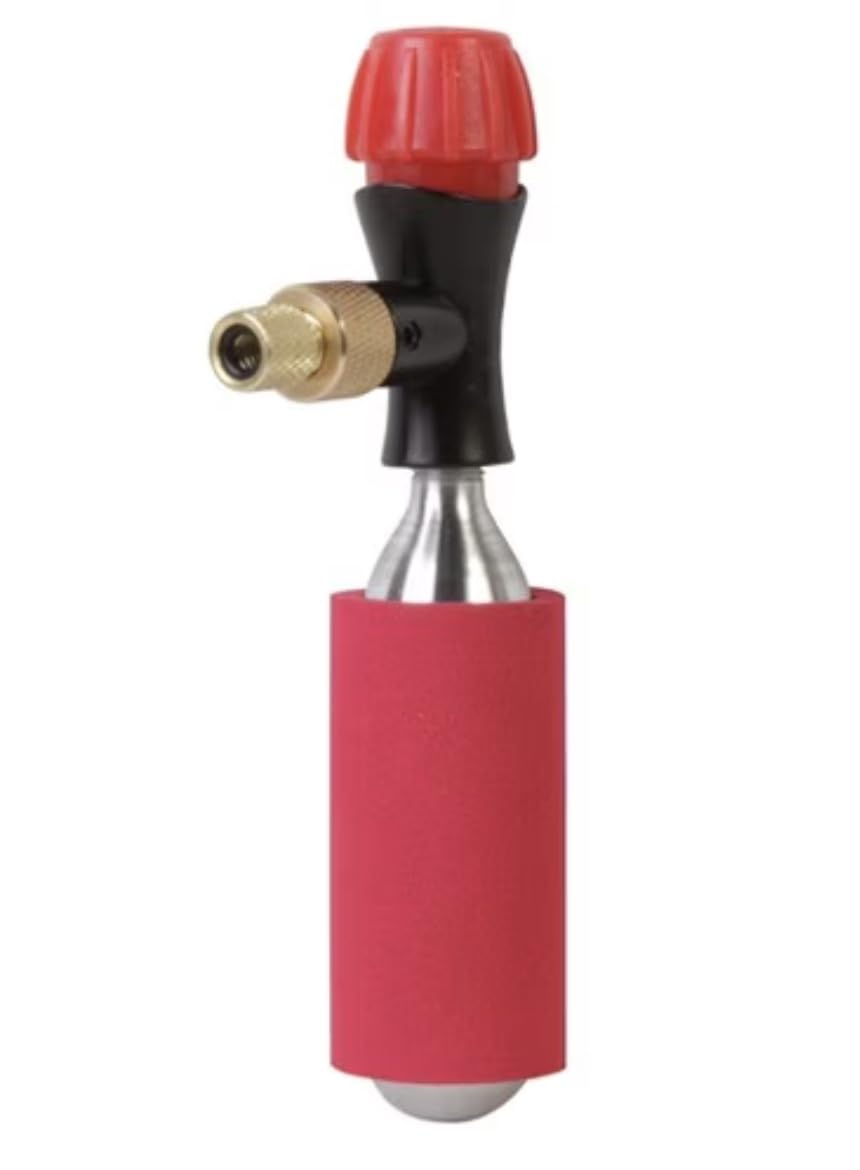 Amazon | TNI 炭酸(CO2) ボンベセット（バルブタイプ） 黒×赤ヘッド