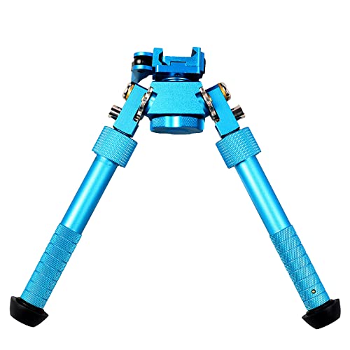 Chdn 6-9 Inch Adjustable Joint Converter 21Mm Picatinny Rifle Bipod Quick Detach Mount Hunting Bipod Blue #TOP3