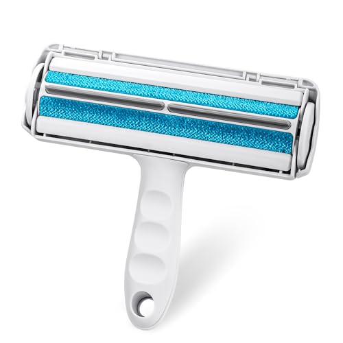 Rodillo Quitapelos o Quitapelusas para Mascotas | Reutilizable y Lavable | Elimina Pelo de Perro y Gato en Sofás, Ropa, Camas y Alfombras | Cepillo Recoge Pelos sin Adhesivos | Fácil de Usar