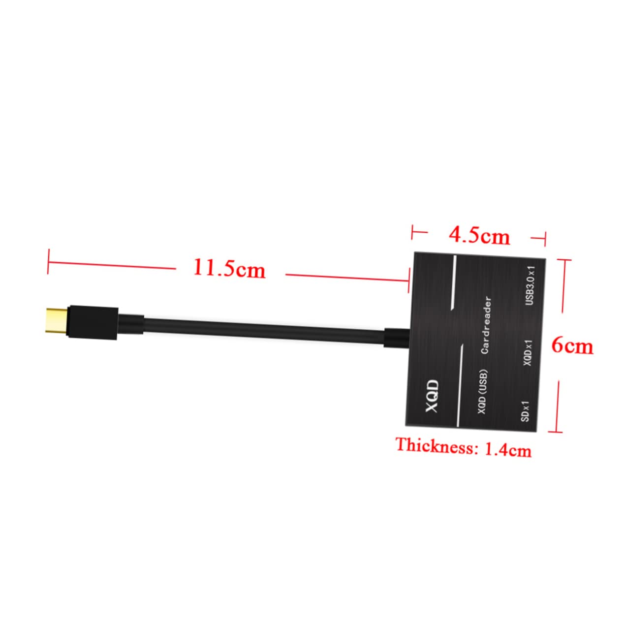 OSALADI 3pezzi Adattatore Schede Type-c Usb Compatibile Con Trasferimento Design Multi-schede Per e