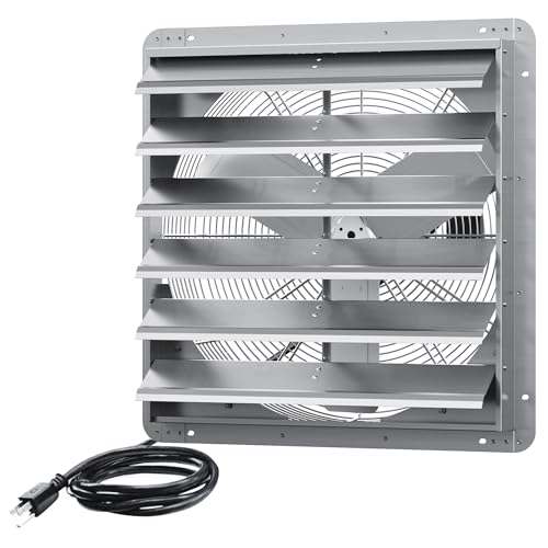 24-Inch Wall-Mount Aluminum Exhaust Fan