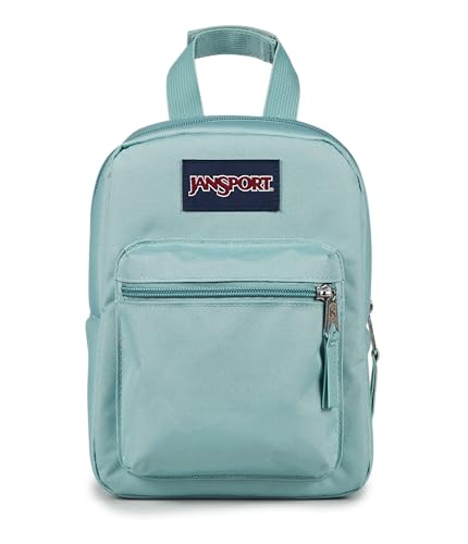 Image of JanSport Big Break Insulated Lunch Bag - Travel Cooler, Faded Sage | Small Compact Soft-Sided Travel Cooler for Day Trips