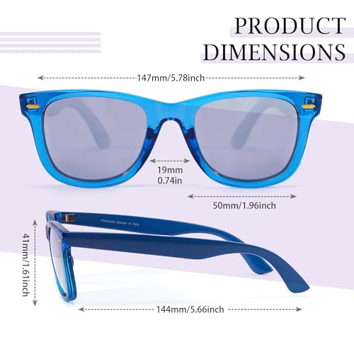 Image of SIPHEW Polarized Sunglasses for Women & Men - UV400 Mirrored Eyewear | Designer Unisex Fashion Sun Glasses w /Medium Fit,Suitable for Any Face Shape,Beach,Everyday Wear