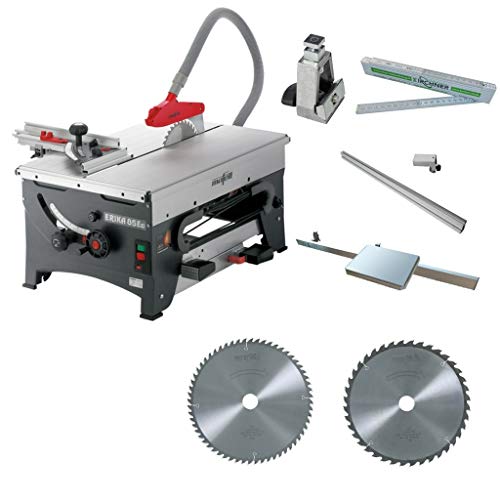 Preisvergleich Produktbild Mafell Erika 85 Ec Unterflurzugsäge + 2 Sägeblätter + Schiebeschlitten