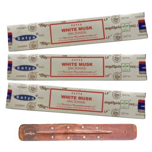 Satya Nag Champa White Musk Incense Sticks