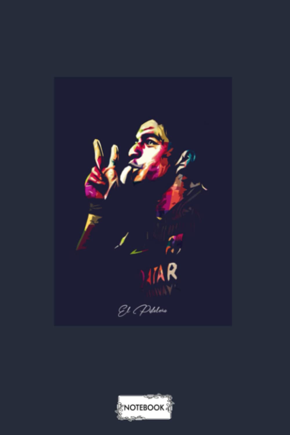 Luis Suarez Barcelona Pop Art Uruguay Notebook: Planner, 6x9 120 Pages, Journal, Matte Finish Cover, Lined College Ruled Paper, Diary