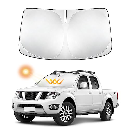 INTGET Front Windshield Sunshade for 2005-2020 2021 Nissan Frontier Accessories Car Window Sun Visor...
