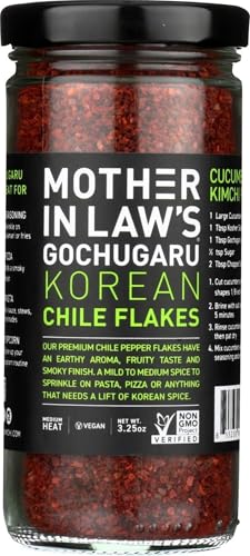 Mother in Laws Kimchi Gochugaru Korean Chile Flakes, 3.25 OZ