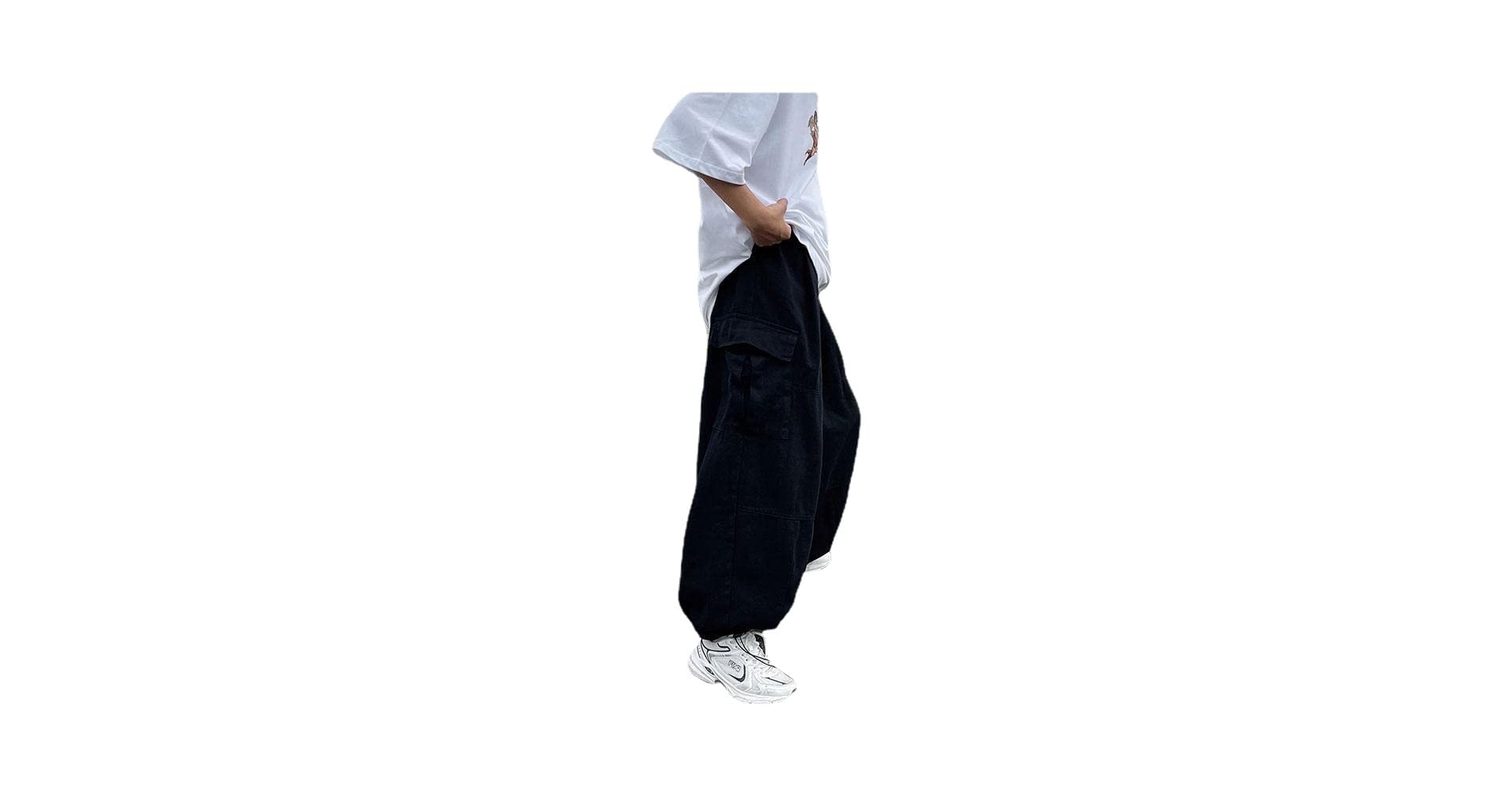 Amazon.com: HACODAN Parachute Pants Cargo Pants for Men