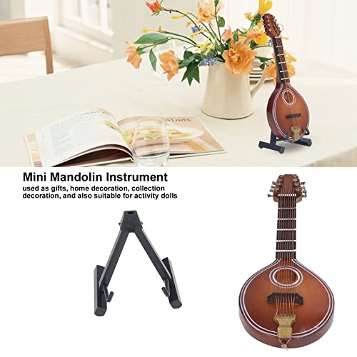 Mandolina decorativa pequeña de 8 cuerdas para decorar estanterías y salones con estilo 2