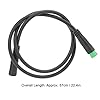 RiToEasysports Electric Display Extension Cable,Waterproof 5 Pin Display Connector Electric Computer Extension Cable for (Male to Female) #4
