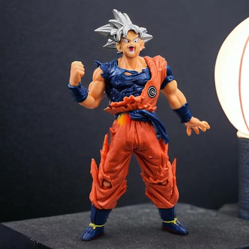 Image of FUNFOB Action Figure Height-15cm Anime Figures PVC Multicolour | Go-k Silver Hair 15CM