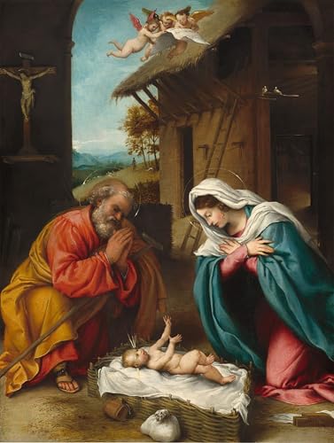 Tableaux sur toile la Nativité d'artiste célèbre style créatif