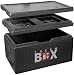 THERM BOX Profibox Gastro GN XXL + komora chłodząca 50 litrów pojemnik styropianowy wewnątrz: 53,9 x 34 x 31 cm lodówka podróżna wielokrotnego użytku