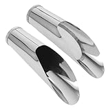 YARNOW 2個 バケツシャベル スコップ 園芸 緩む 剪定ばさみ スクープ 球根プランターツール 砂 穴 土掘り道具 土掘りスペード 園芸用品 携帯シャベル ステンレス鋼