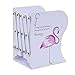 Produktbild Einfacher Metall Eisen Bookends Halter Ständer Schreibtisch Gleitsichere Adjustable Bookend, Bücherregal-Halter for Desktop-Organisator-Speicher (Schwarz) (Color : White)