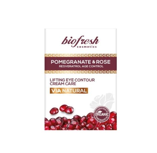 Biofresh cosmetics Via Natural Women's Eye Cream, 25 ml (Pack of 1)