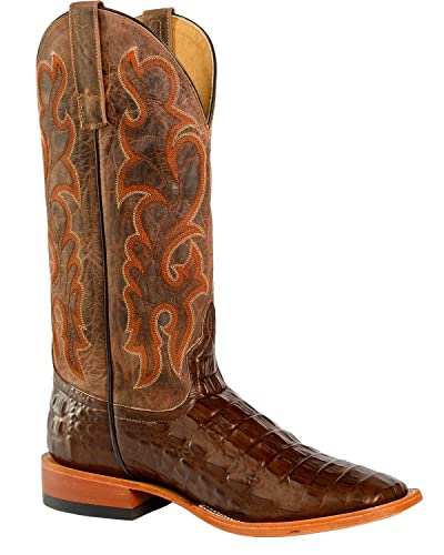 HORSE POWER Men's Nile Croc Western Boot Square Toe - HP1070 MOVE 8 EE US
