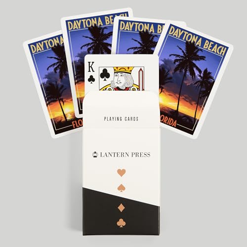 Lantern Press Daytona Beach, Cartas Póker 52 piezas miniatura 6