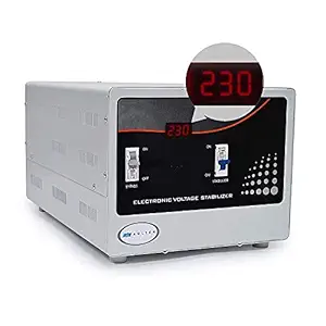 AULTEN Copper Mainline Voltage Stabilizer for Home 5 KVA Heavy Duty 4000W 50V-270V AD026 (White) for Single Phase