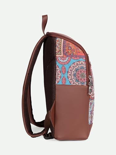 Image of ZOUK Amalia Unisex Vegan Leather Laptop Backpack (Large) | Stylish Office & Travel Backpack for Men & Women | Fits 15-inch Laptop |