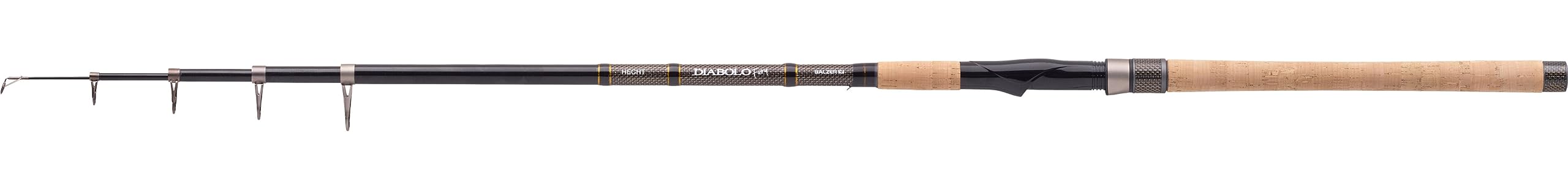 Balzer Angelrute Diabolo Fury - Tele Hecht 3,50 m - Profi Tele Hechtrute