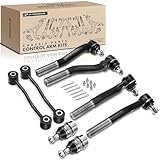A-Premium Set of 8, Inner Outer Tie Rod End, Upper Ball Joint, Sway Bar Link Compatible with Jeep Grand Cherokee 1999 2000 2001 2002 2003 2004