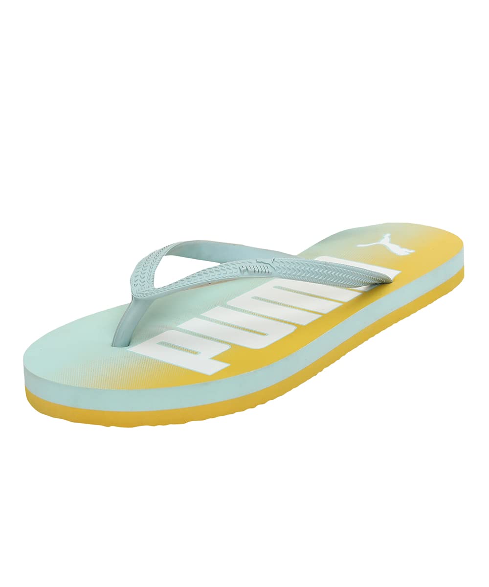 Puma Womens Amara Wns Eggshell Blue-Spectra Yellow-White Slipper - 3 UK (38736904) (B09R3Y53LL) Amazon Price History, Amazon Price Tracker